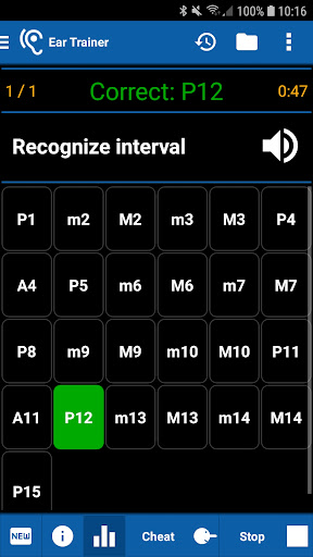 s.mart Ear Trainer (Quiz) Captura de Tela do Aplicativo Android 3