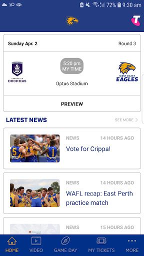 West Coast Eagles Official App