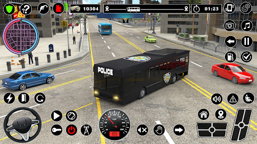 Police Bus Game: US Cops Coach Screenshot