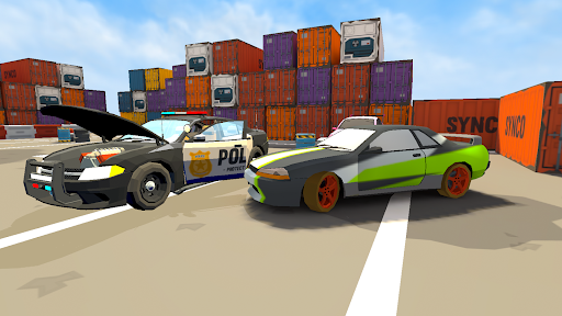 Android application Drag Racing Polygon screenshort