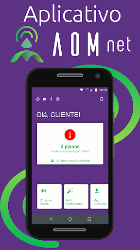 Android application AOM net screenshort
