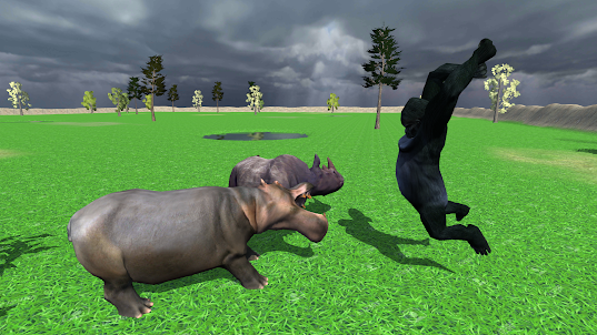 Angry Hippo Attack Simulator