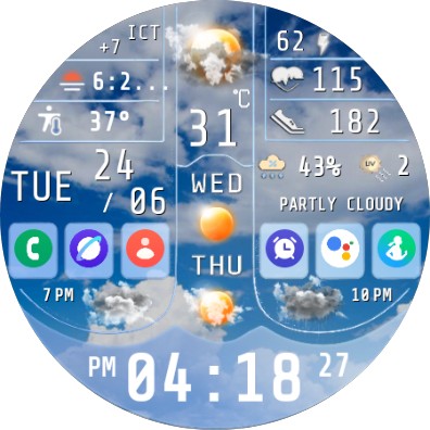 N-SPORT754 Weather Dial Watch screenshot 8