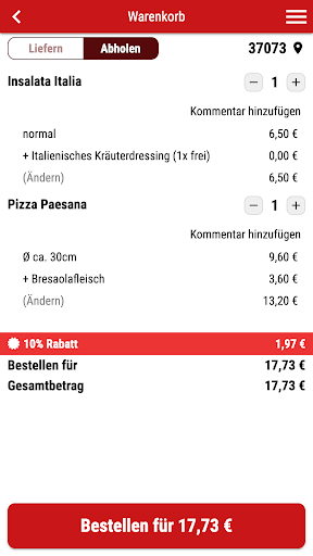 Pizzeria Rialto Göttingen Screen 2