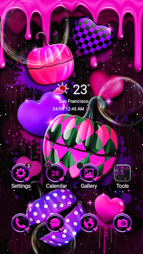 Android application Pumpkin Heart - Wallpaper screenshort