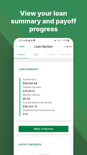 Service Finance Borrower App Screen 2