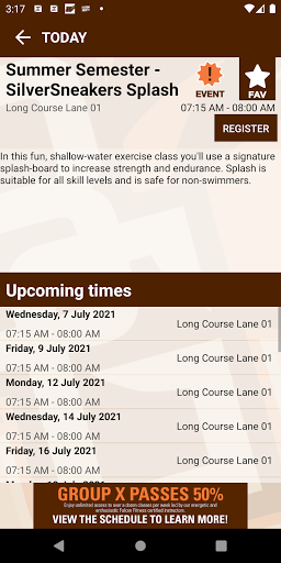 BGSU Recreation and Wellness  Screen 2