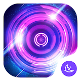 Shine Purple Glow Wheel theme & HD wallpapers icon