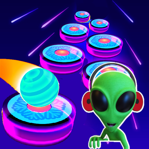 Alien Dancing Tiles Hop