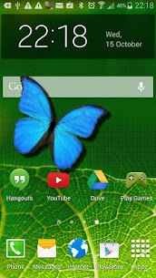 Butterfly in Phone lovely joke For PC installation