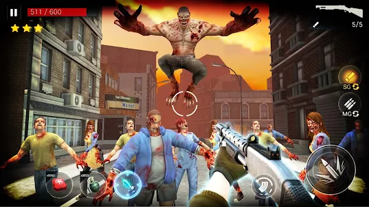 Baixar & Jogar ZOMBIE HUNTER: Jogos Offline no PC & Mac (Emulador).