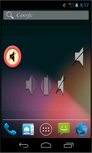 Change ringer mode widget Screen 2