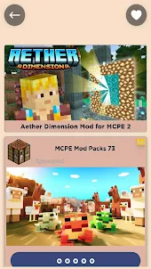 Aether Dimension Mod for MCPE