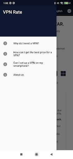 VPN Rate for Android Screen 2