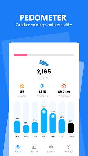 Step Counter Calories Tracker Screenshot 3 - AppWisp.com