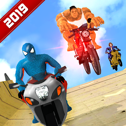 Imagen de ícono de Super Hero Bike Mega Ramp 3