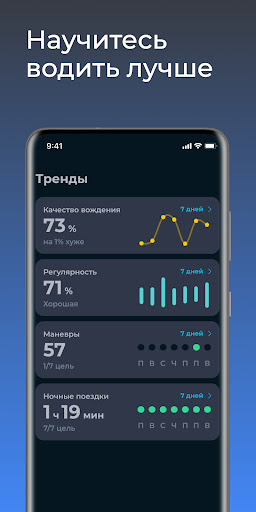 Motore - трекер стиля вождения Screen 3