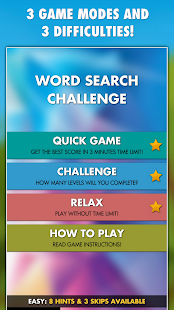 Word Search Challenge PRO Screenshot