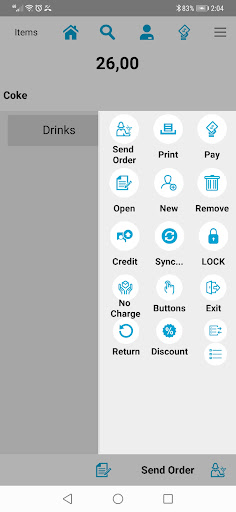 Android application WAPPoint POS screenshort