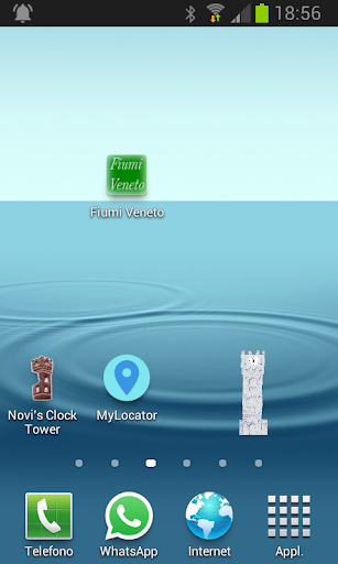 Android application Fiumi Veneto screenshort