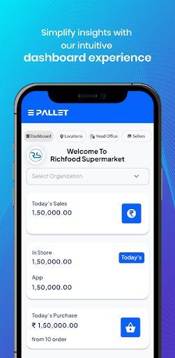 Android application Pallet RMS screenshort