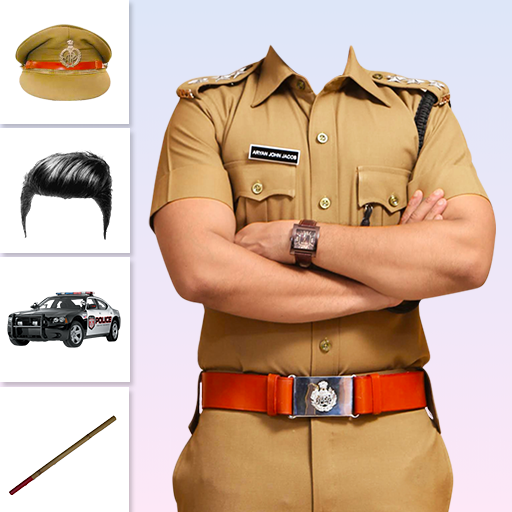 Men Police Suit: Photo Editor Download on Windows