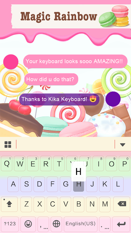 Magic Rainbow Keyboard Theme - 7.0 - (Android)