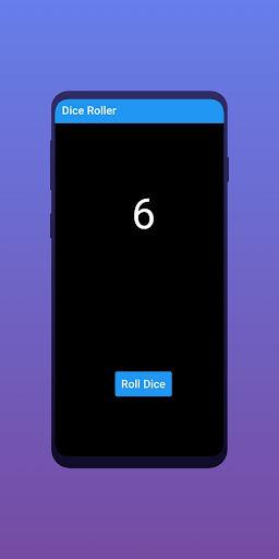Android application Dice Roller screenshort