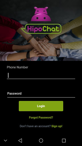 Android application HipoChat screenshort