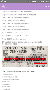 RADIO CODE for VOLVO TRUCK 1.0.2 APK + Mod (Unlimited money) untuk android