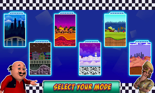 Android application Motu Patlu Car Game 2 screenshort