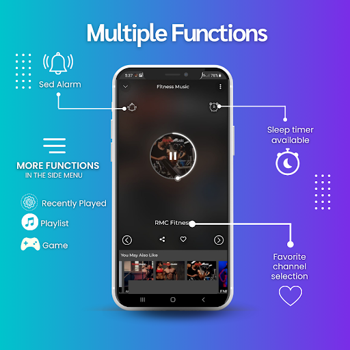 Screenshot of Music for Fitness