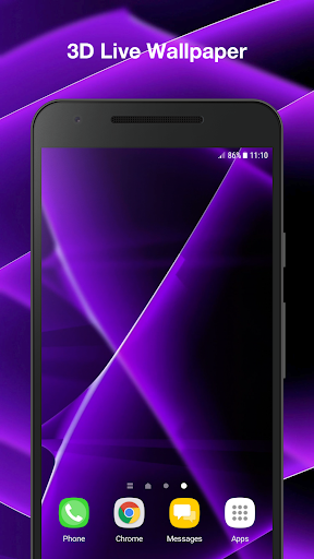 Android application Purple Live Wallpaper Pro screenshort