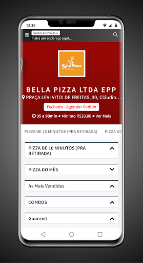 Android application Bella Pizza Ltda Epp screenshort