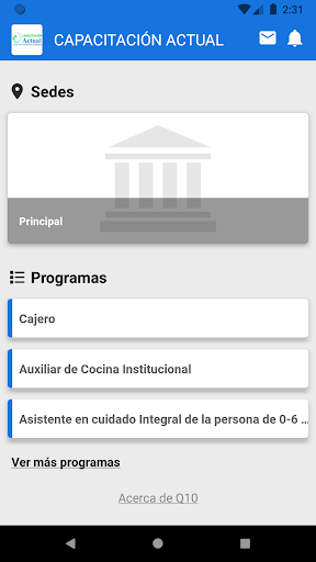 CAPACITACIÓN ACTUAL Screen 2