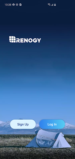 Android application Renogy DC Home screenshort