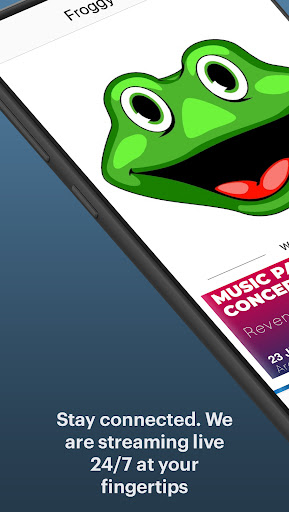 Android application Froggy 98.1 screenshort