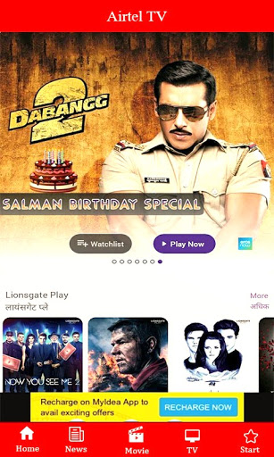 Free Airtel TV HD Channels Guide