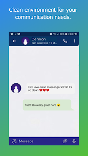 Clean Messenger: A Messenger App 1