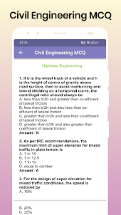 Civil Engineering MCQ