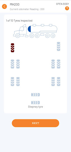 Tyre Scan Screen 3
