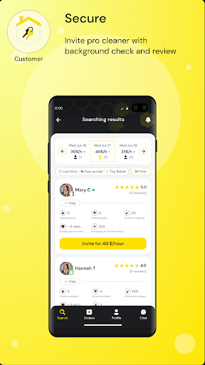 CleanBee Screen 2