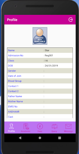 School Plus Parent Screen 3