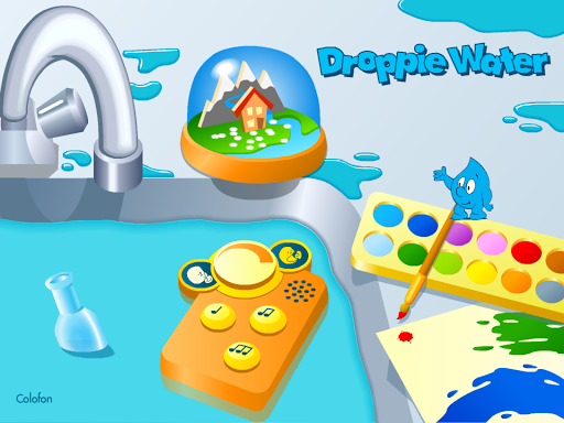 Android application Droppie Water Spelletjes screenshort
