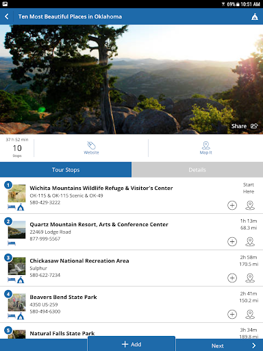 Screenshot of TravelOK