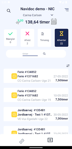 Navidoc-Time Screen 2