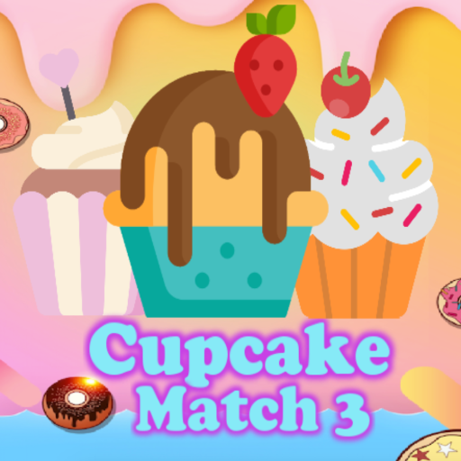 Cupcake Match 3- Match 3 Games logo