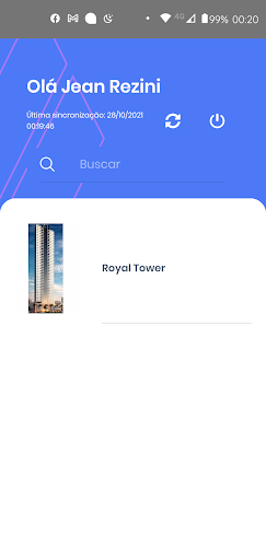 Android application C-On Execução screenshort