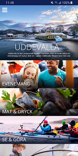 Android application Experience Uddevalla screenshort