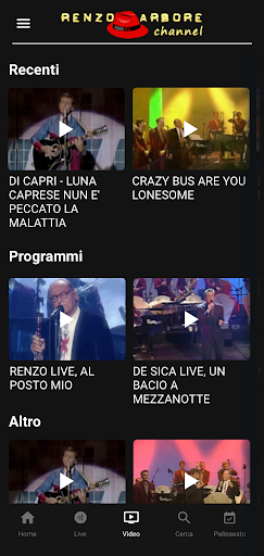 Renzo Arbore Channel Screen 2